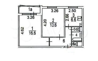 Аренда 2-комн квартиры на вторичном рынке ул Мурановская,  д. 19