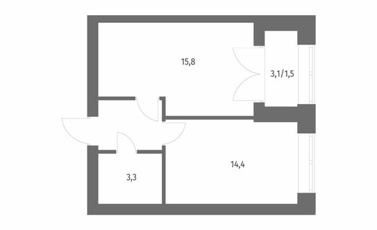 Продажа 1-комн квартиры на вторичном рынке улица Академика Константинова,  д. 1 к1 с1