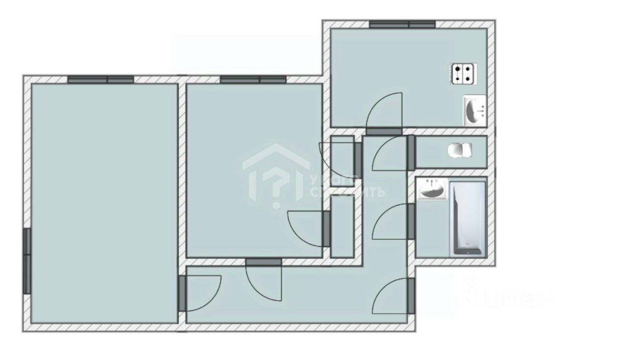 Продажа 2-комн квартиры на вторичном рынке Петергоф, Чичеринская улица, 5к1