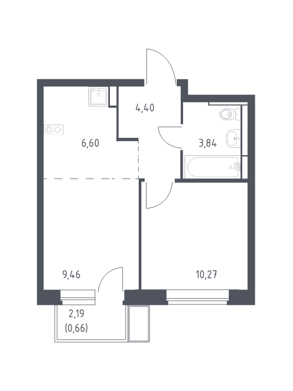 Продажа 1-комн квартиры в новостройке Горки Ленинские пгт, Каширское ш.,  к. 17