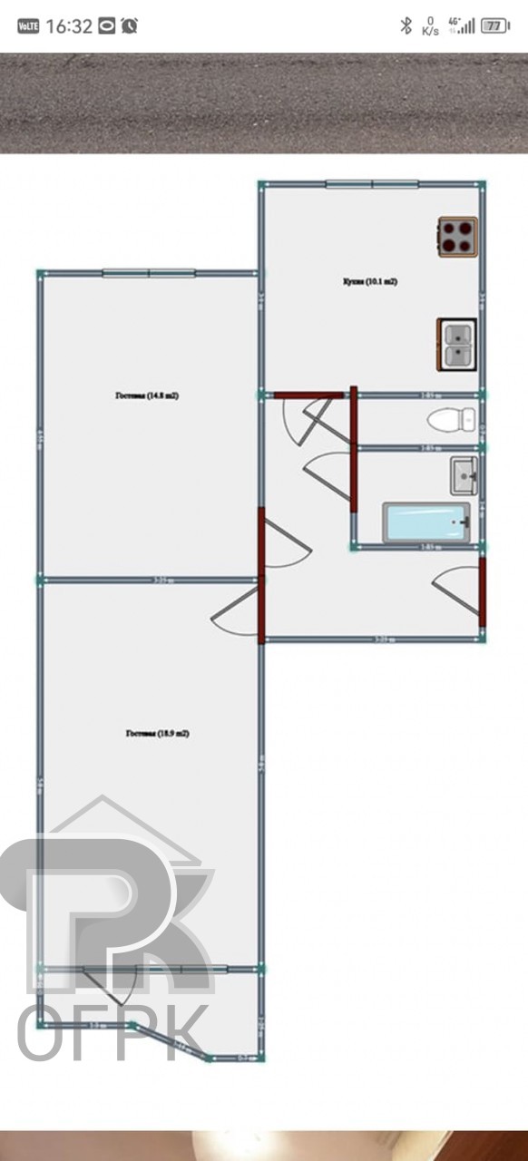 Продажа 2-комн квартиры на вторичном рынке Генерала Кузнецова улица, дом 16, корпус 1