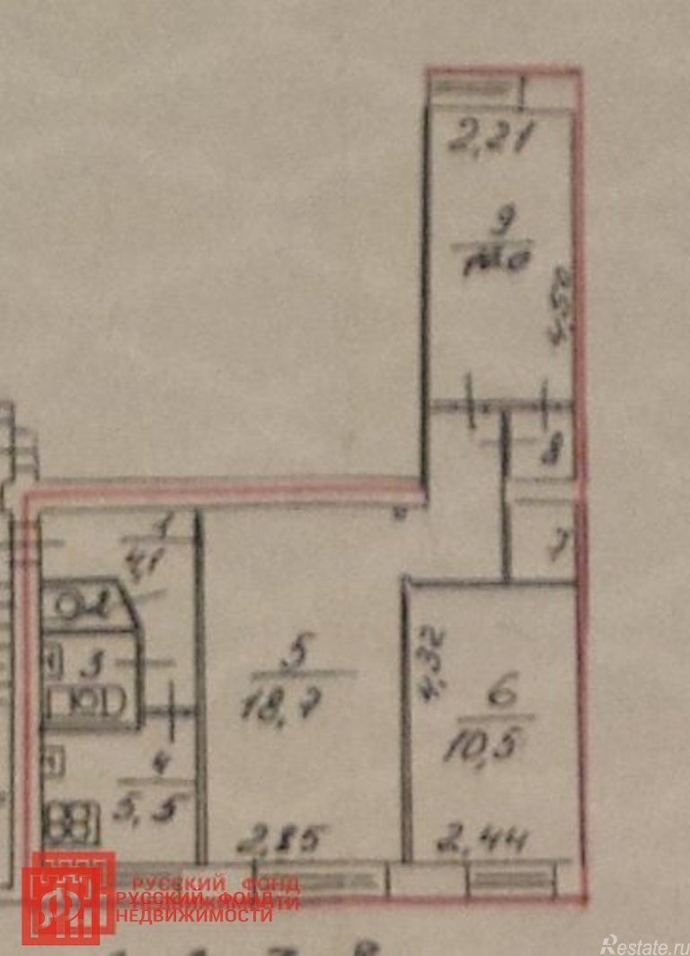 Продажа 3-комн квартиры на вторичном рынке Пушкин г., Ленинградская ул. ,  д. 18