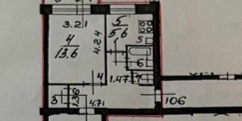 2-комн квартира шоссе Революции, 37К1