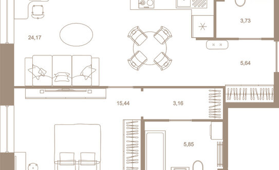 Продажа 2-комн квартиры на вторичном рынке Коллонтай ул,  д. 32,  к. 1