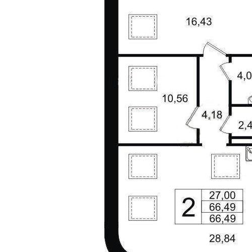 2-комн квартира Садовая улица, 73