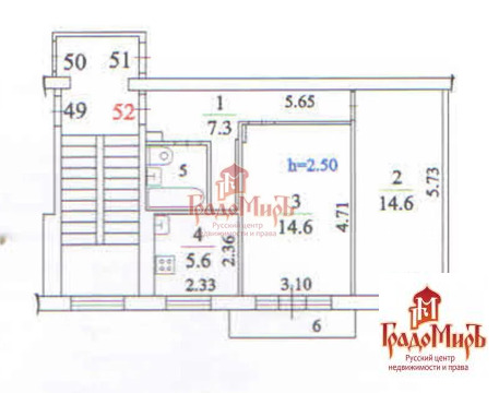 Продажа 2-комн квартиры на вторичном рынке Королев, ул. Комсомольская,  д. 9