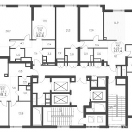 Продажа 4-комн квартиры в новостройке Крылатская ул,  д. 33 к2
