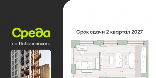 2-комн квартира Очаковское шоссе