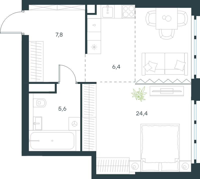 Продажа студии Москва г., Южнопортовая ул.,  к. 10