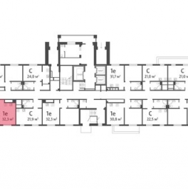 Продажа 1-комн квартиры на вторичном рынке Ковалёво, Поперечная улица,  д. 2 к1