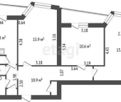 Продать Квартиры вторичка Большевиков пр-кт  3 к2 