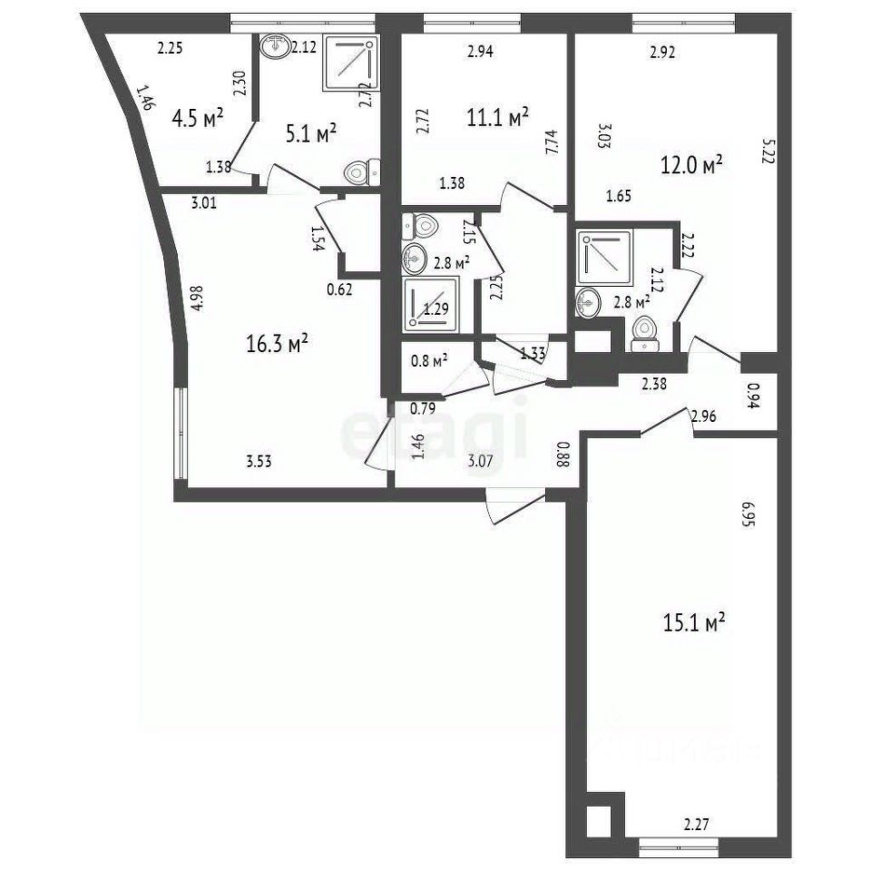 Продажа студии 26-я Васильевского острова линия, 9