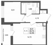 Продать Квартиры в новостройке Новосаратовка д., Покровская Дорога ул.   13