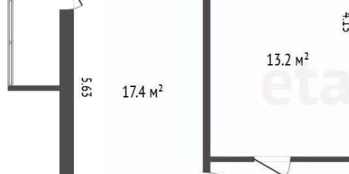 3-комн квартира улица Руднева, 27к2У