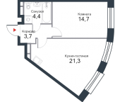 Продать Квартиры в новостройке Москва г., Речников ул.   12