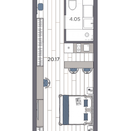 Продажа студии Санкт-Петербург г., Магнитогорская ул.,  к. 1