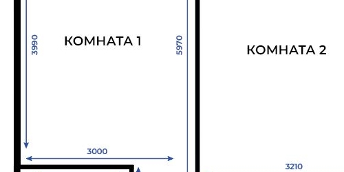 2-комн квартира улица Ольги Берггольц, 1