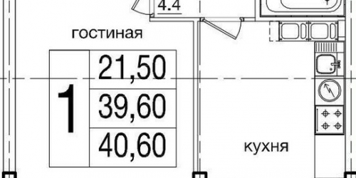 1-комн квартира Дмитровское ш,  д. 55