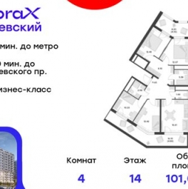 Продажа 4-комн квартиры на вторичном рынке Энергетиков пр-кт,  д. 2,  к. 1 стр 1