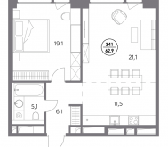 Продажа квартир в ЖК Москва г., Шлюзовая наб.,  к. 1