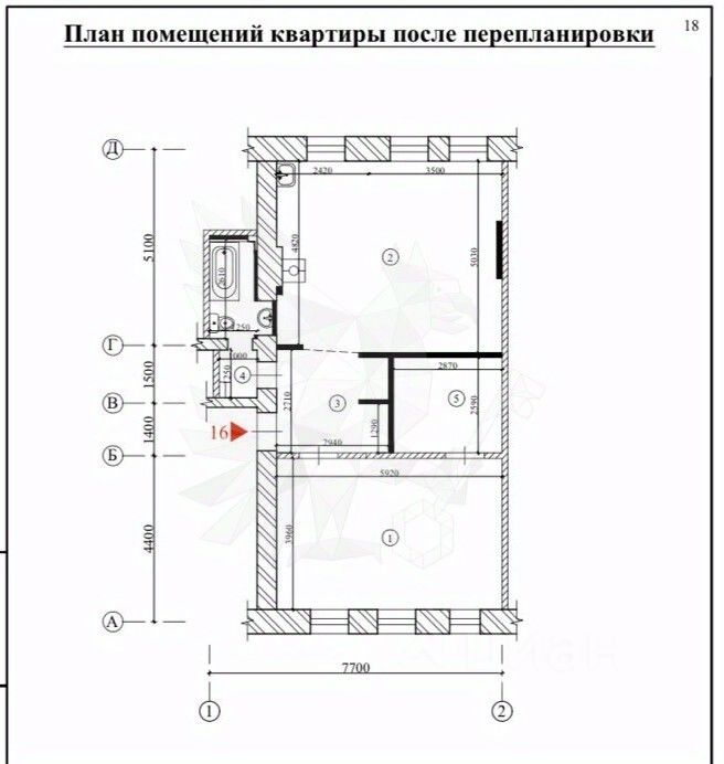 Продажа 2-комн квартиры на вторичном рынке улица Большая Ордынка, 7