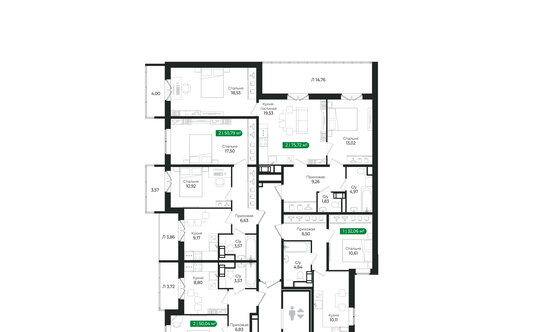 Продажа 2-комн квартиры на вторичном рынке Сертоловское городское поселение, Центральная улица,  д. 13