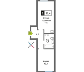 Продать Квартиры в новостройке Светлые Горы п., Пятницкое ш.   7