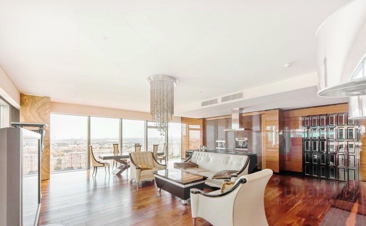 Аренда 3-комн квартиры на вторичном рынке набережная Пресненская, 8с1