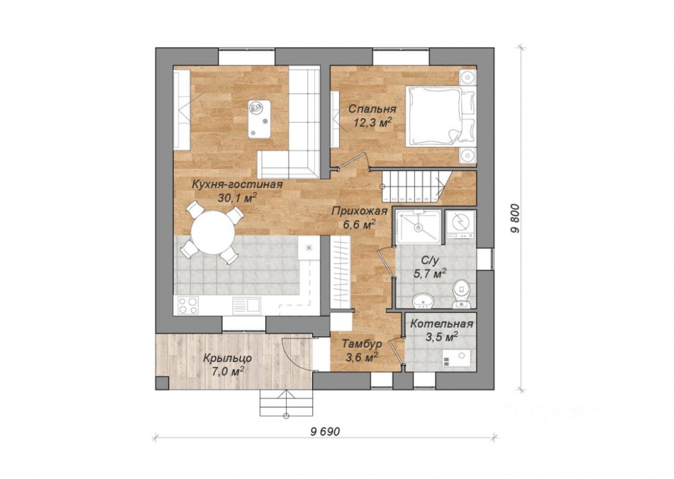Продажа дома Пятница, 46К-0100