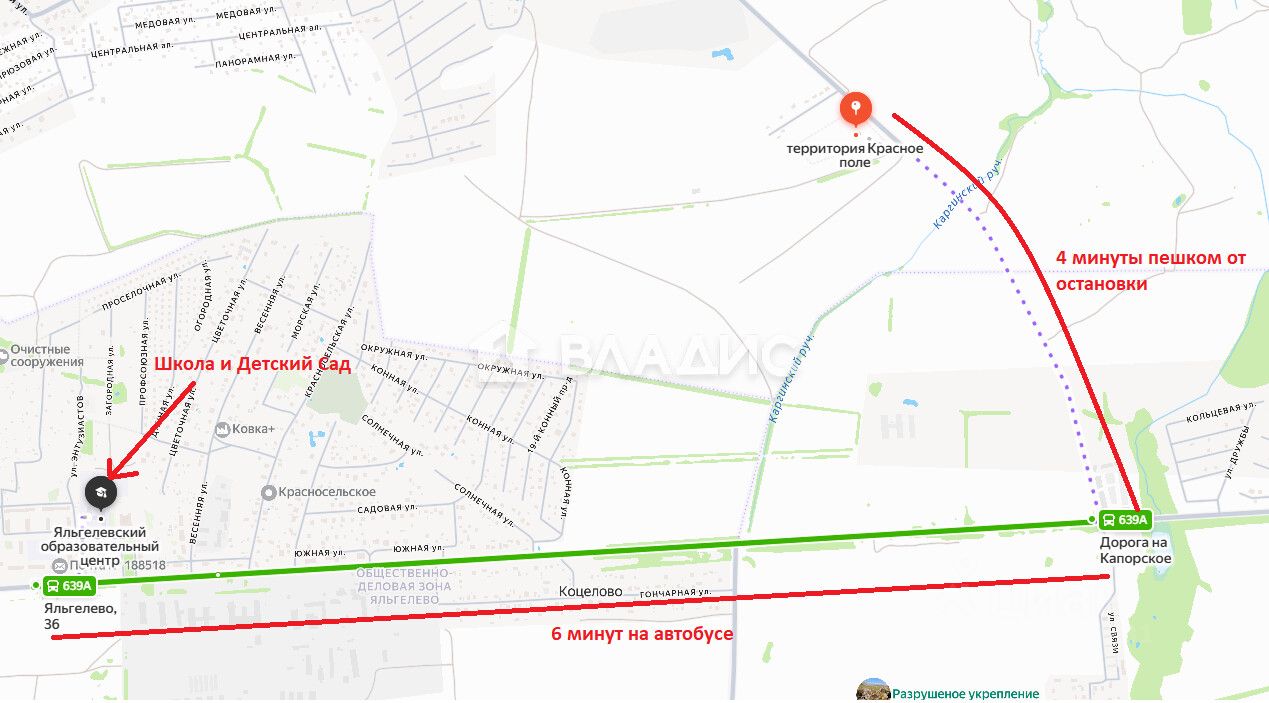Продажа земли Территория Красное Поле