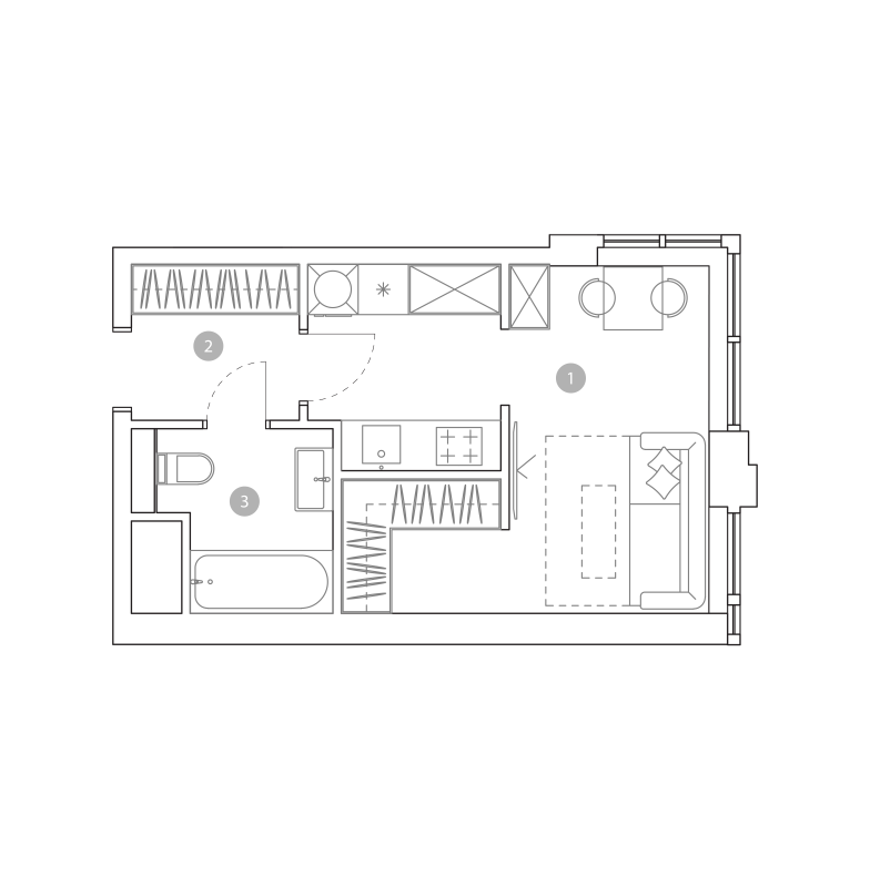 Продажа студии Москва г., Миклухо-Маклая ул.,  к. 1