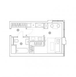 Продажа студии Москва г., Миклухо-Маклая ул., к. 1 Продажа студии Москва г., Миклухо-Маклая ул., к. 1