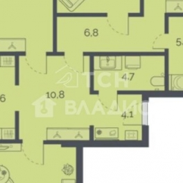 Продажа 3-комн квартиры на вторичном рынке ул Староалексеевская,  д. 5,  к. 22