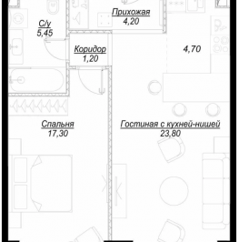 Продажа 1-комн квартиры в новостройке Москва г., 1-й Сетуньский проезд,  к. ParkLane