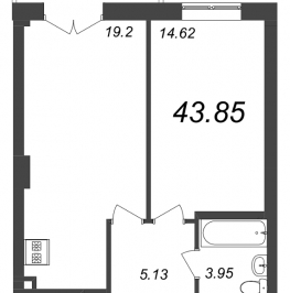 Продажа 1-комн квартиры в новостройке Санкт-Петербург г., Ремесленная ул.,  к. 3