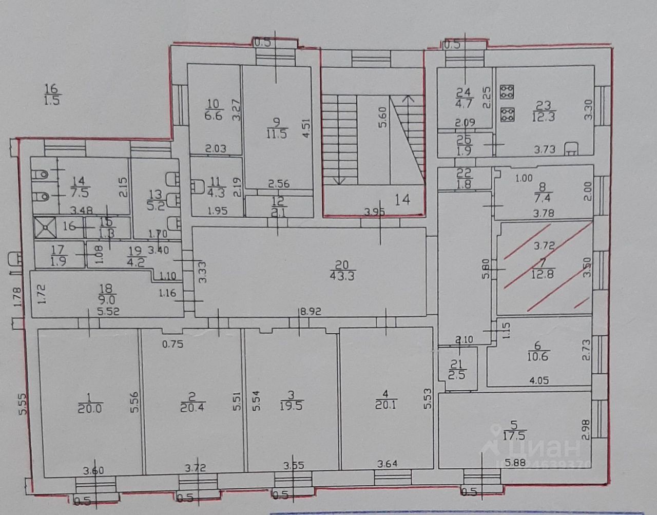 Продажа комнаты улица Гастелло, 14