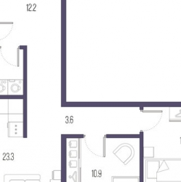 Продажа 2-комн квартиры на вторичном рынке Малоохтинский пр-кт,  д. 68а