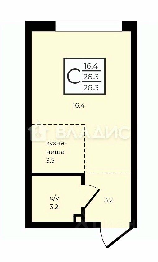 Продажа студии Новоостаповская улица, 20
