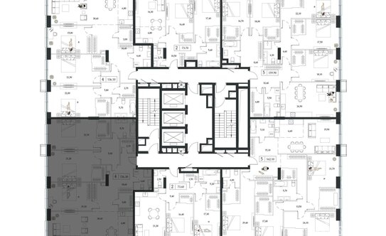 Продажа 4-комн квартиры на вторичном рынке Андропова пр-кт