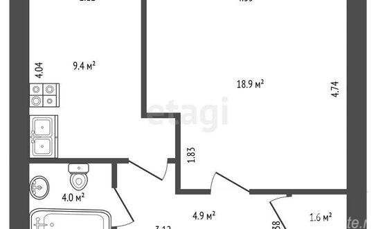 Продажа 1-комн квартиры на вторичном рынке Красноармейская 1-я ул,  д. 4