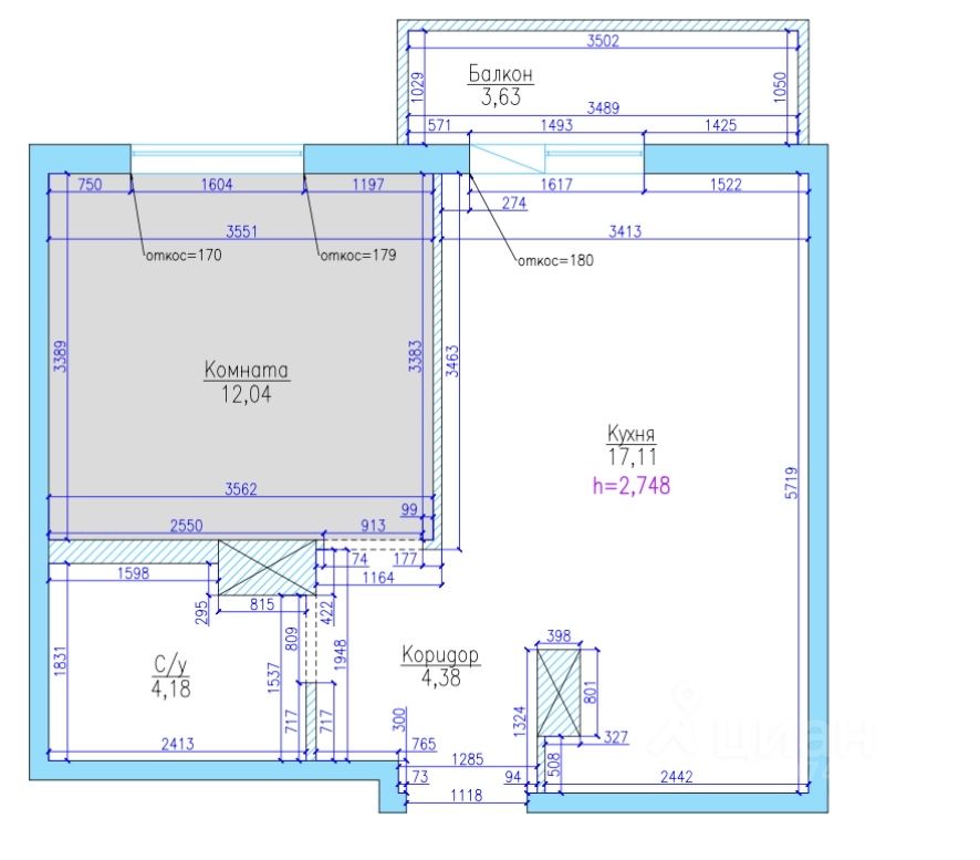 Продажа 1-комн квартиры на вторичном рынке проспект Энгельса, 29