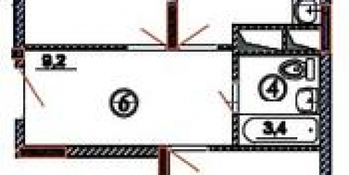 2-комн квартира Блинникова,  д. 6