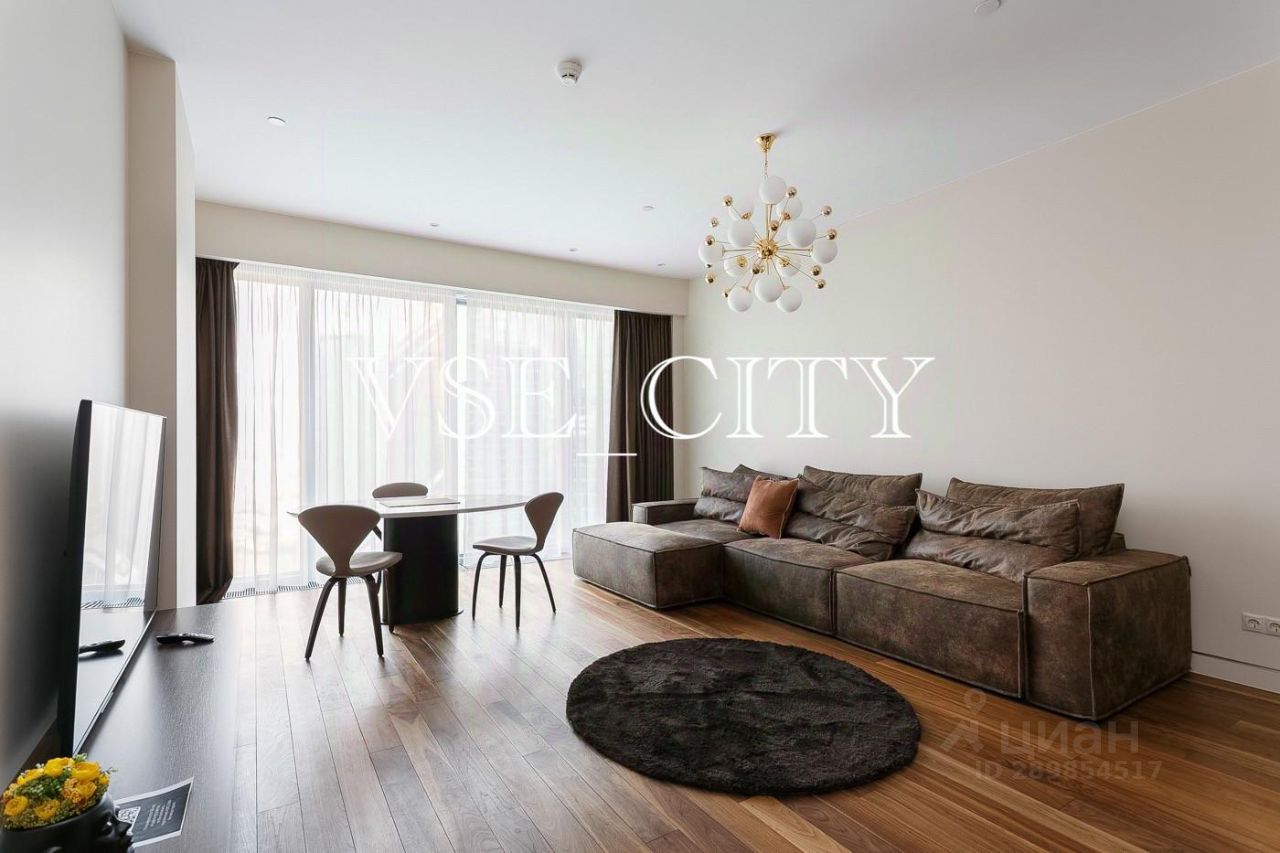 Аренда 2-комн квартиры на вторичном рынке 1-й Красногвардейский проезд, 21с2