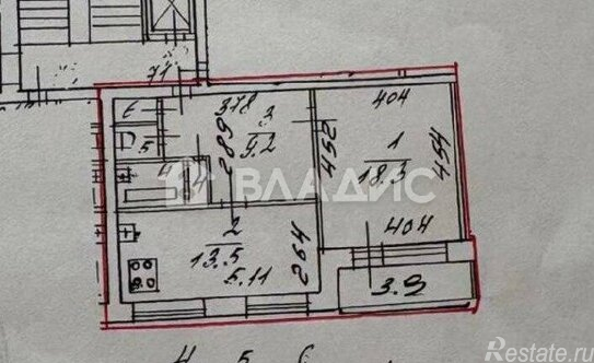 Продажа 1-комн квартиры на вторичном рынке улица Крыленко,  д. 43 к1