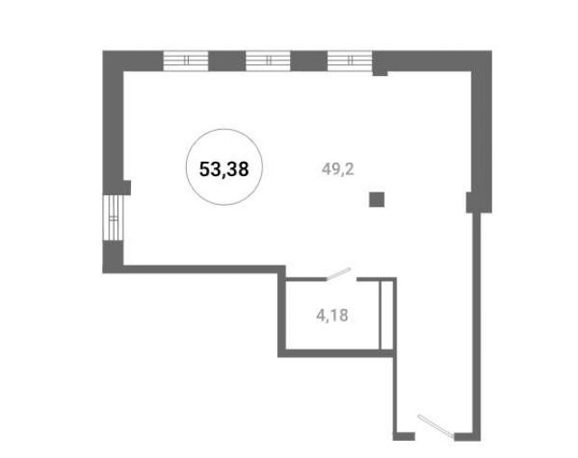 Планировка ЖК ГОРОД DAILY, 49.2 м2