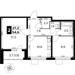 Продажа 2-комн квартиры в новостройке Сапроново д., Калиновая ул., к. 1 Продажа 2-комн квартиры в новостройке Сапроново д., Калиновая ул., к. 1
