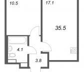 Продать Квартиры в новостройке Шушары п., Пулковское ш.   4