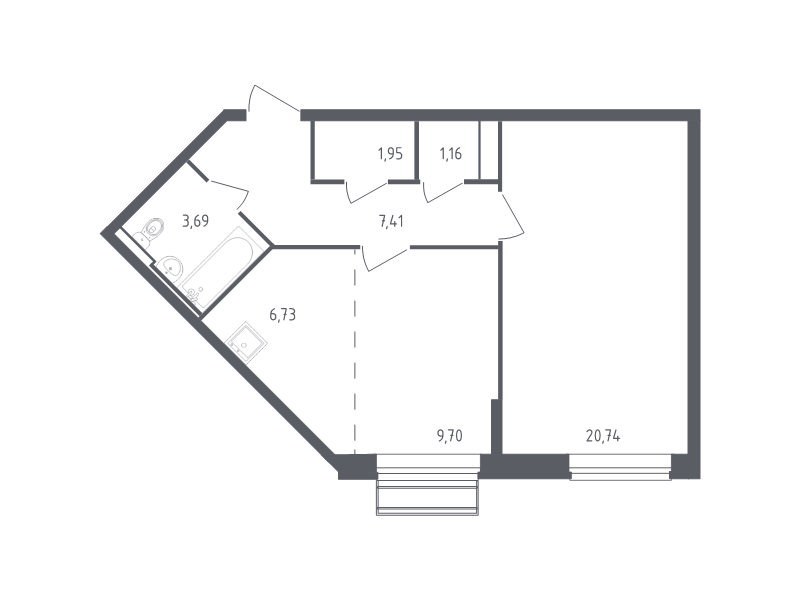 Продажа 1-комн квартиры в новостройке Лайково с., Лесная ул.,  к. 54