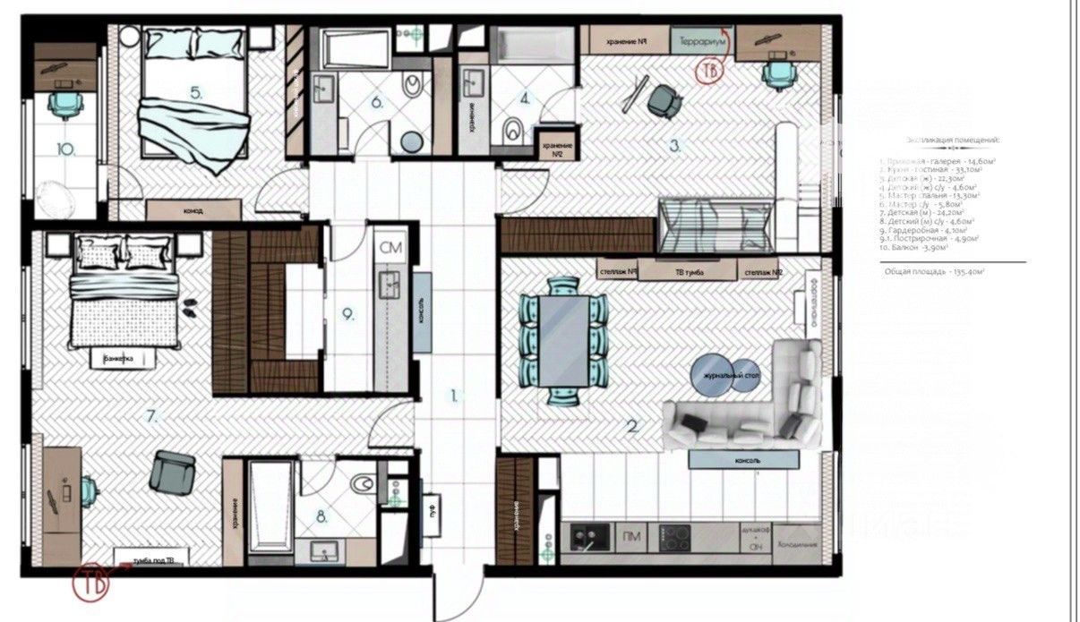 Продажа 4-комн квартиры на вторичном рынке Новоалексеевская улица, 16к3