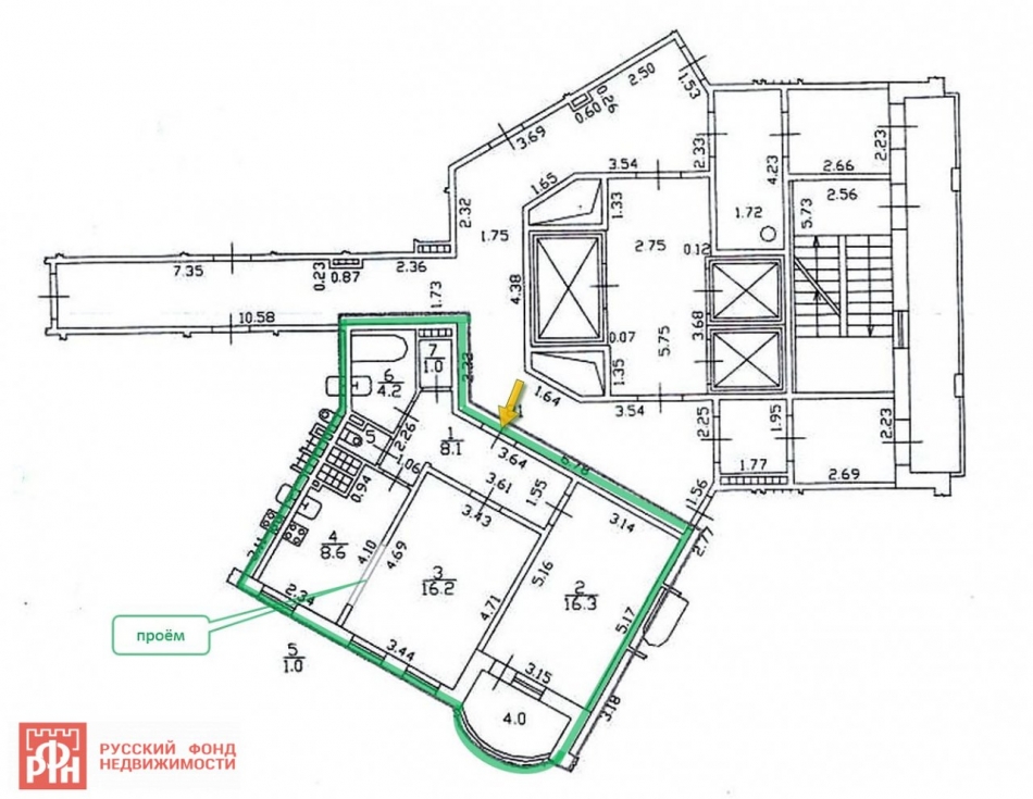 Продажа 2-комн квартиры на вторичном рынке Вербная ул. ,  д. 19,  к. 1